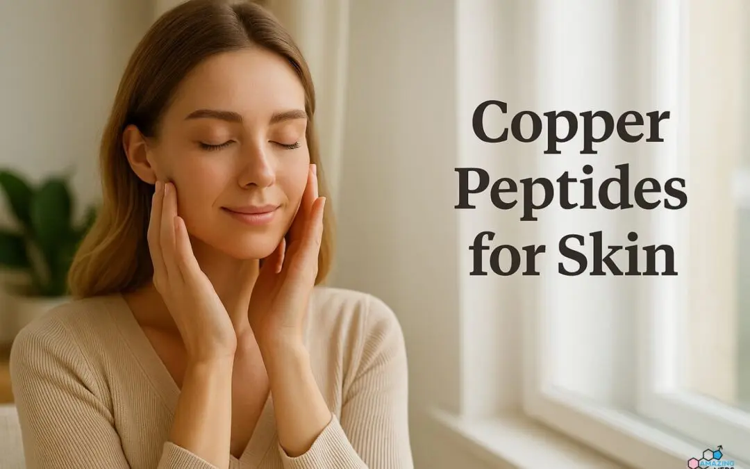 Copper peptides for skin