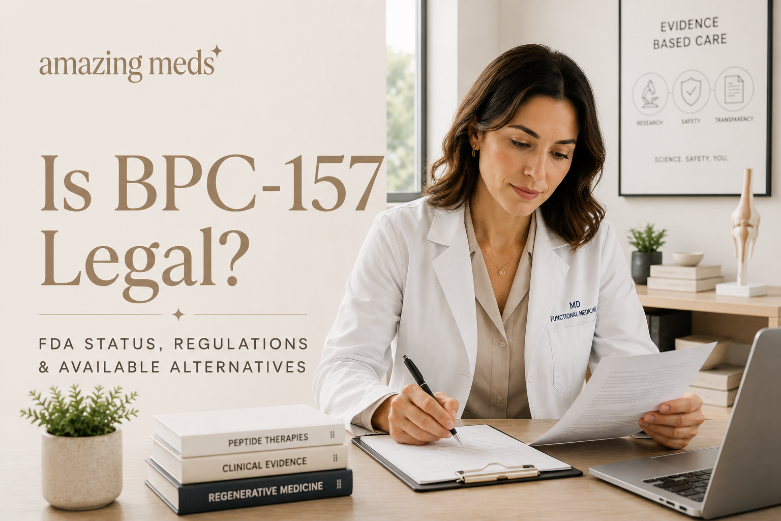Is BPC-157 Legal? FDA Status, Regulations & Available Alternatives